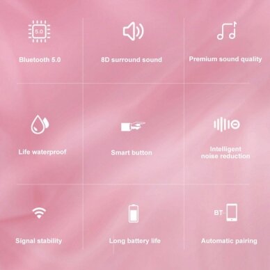 Bluetooth ausinės žalios P68 30185 6