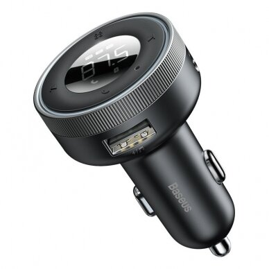 Bluetooth FM moduliatorius-kroviklis Baseus x2USB CCLH-01 black