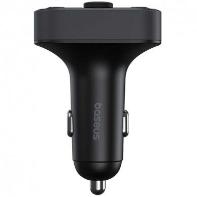 Bluetooth FM moduliatorius-kroviklis Baseus x2USB + TYPE-C C10762200113-00 4