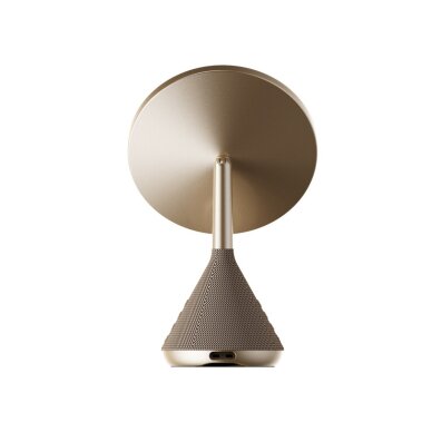 Bluetooth garsiakalbis - belaidžio įkrovimo stotelė gold Pointuch 15W + LED SY-W02243 1