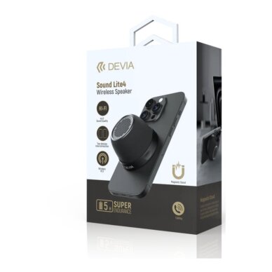 Bluetooth garsiakalbis black DEVIA Sound Lite4 EM508 1