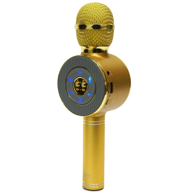 Bluetooth garsiakalbis-mikrofonas aukso spalvos WS-668 4 Bluetooth garsiakalbis-mikrofonas aukso spalvos WS-668 4
