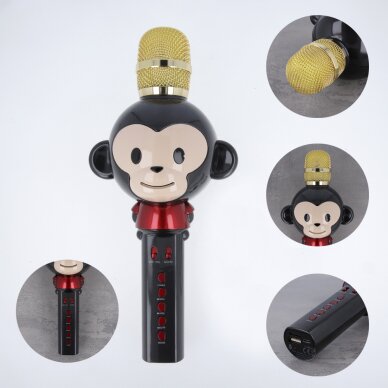 Bluetooth garsiakalbis-mikrofonas black MAXLIFE Animal MX-100 1