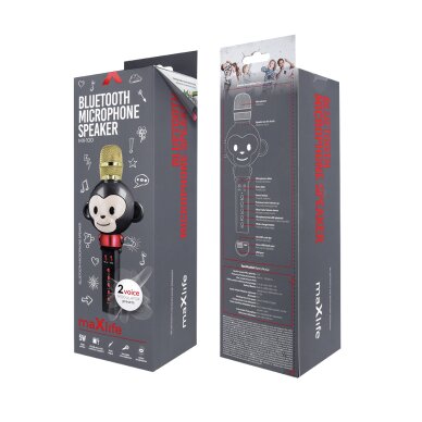 Bluetooth garsiakalbis-mikrofonas black MAXLIFE Animal MX-100 3