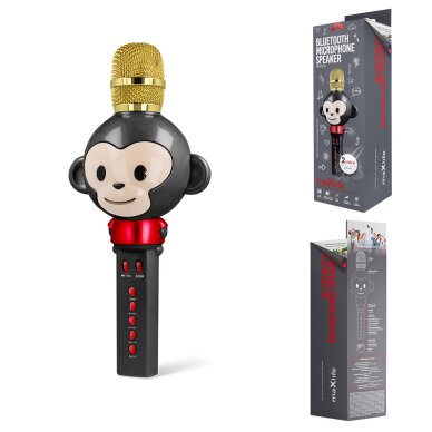 Bluetooth garsiakalbis-mikrofonas black MAXLIFE Animal MX-100 4 Bluetooth garsiakalbis-mikrofonas black MAXLIFE Animal MX-100 4