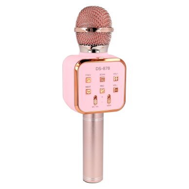 Bluetooth garsiakalbis-mikrofonas pink DS-878 40264