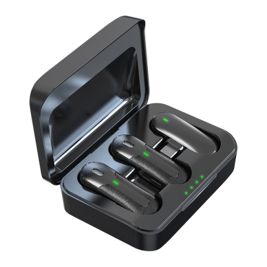 Bluetooth prisegamas mikrofonas 2 in 1 TYPE-C DEVIA 17