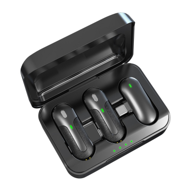 Bluetooth prisegamas mikrofonas 2 in 1 TYPE-C DEVIA 20