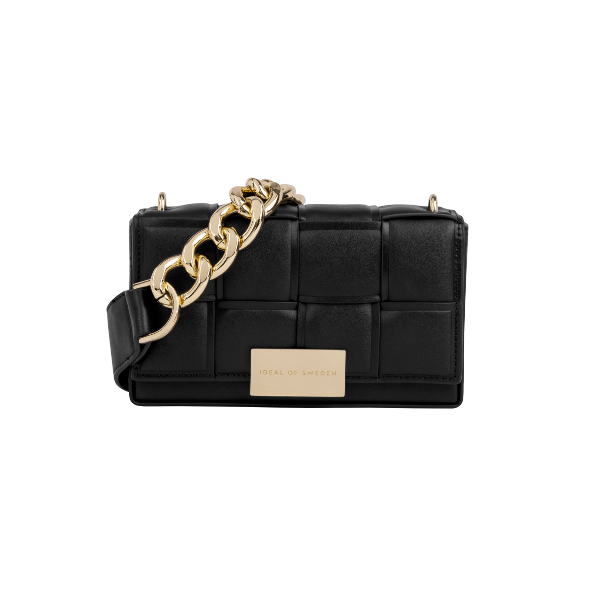 Braided Crossbody iDeal Of Sweden Bag Smooth Noir