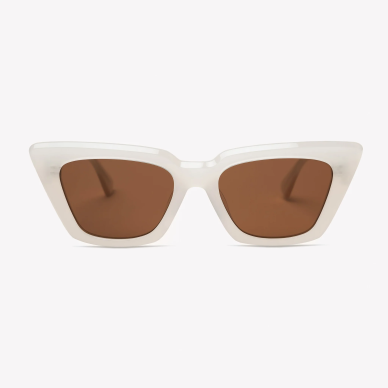 BURGA Akiniai - CELESTE Vanilla Cream / Hazelnut Brown