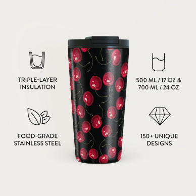 Termo puodelis BURGA - Cherrybomb 500 ml 1