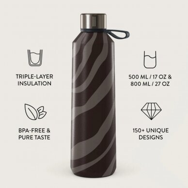BURGA Water Bottle - Ride or Die 800 ml 1