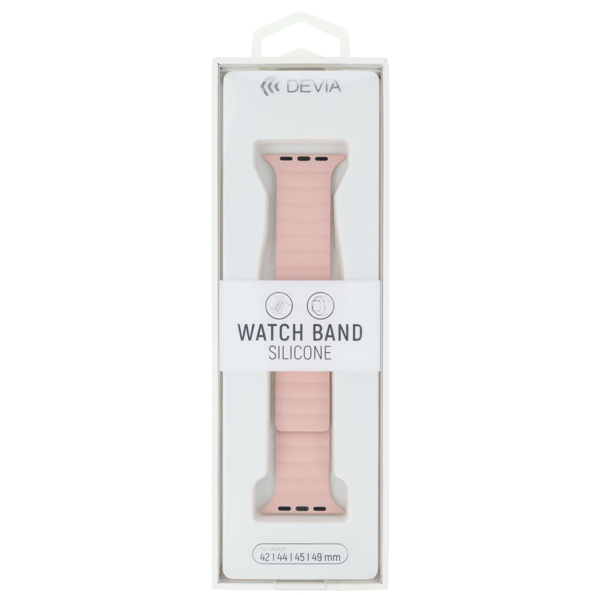Devia Nature Silicone Magnetic apyrankė Apple Watch Stardust Pink 42/44/45/46/49 mm 2