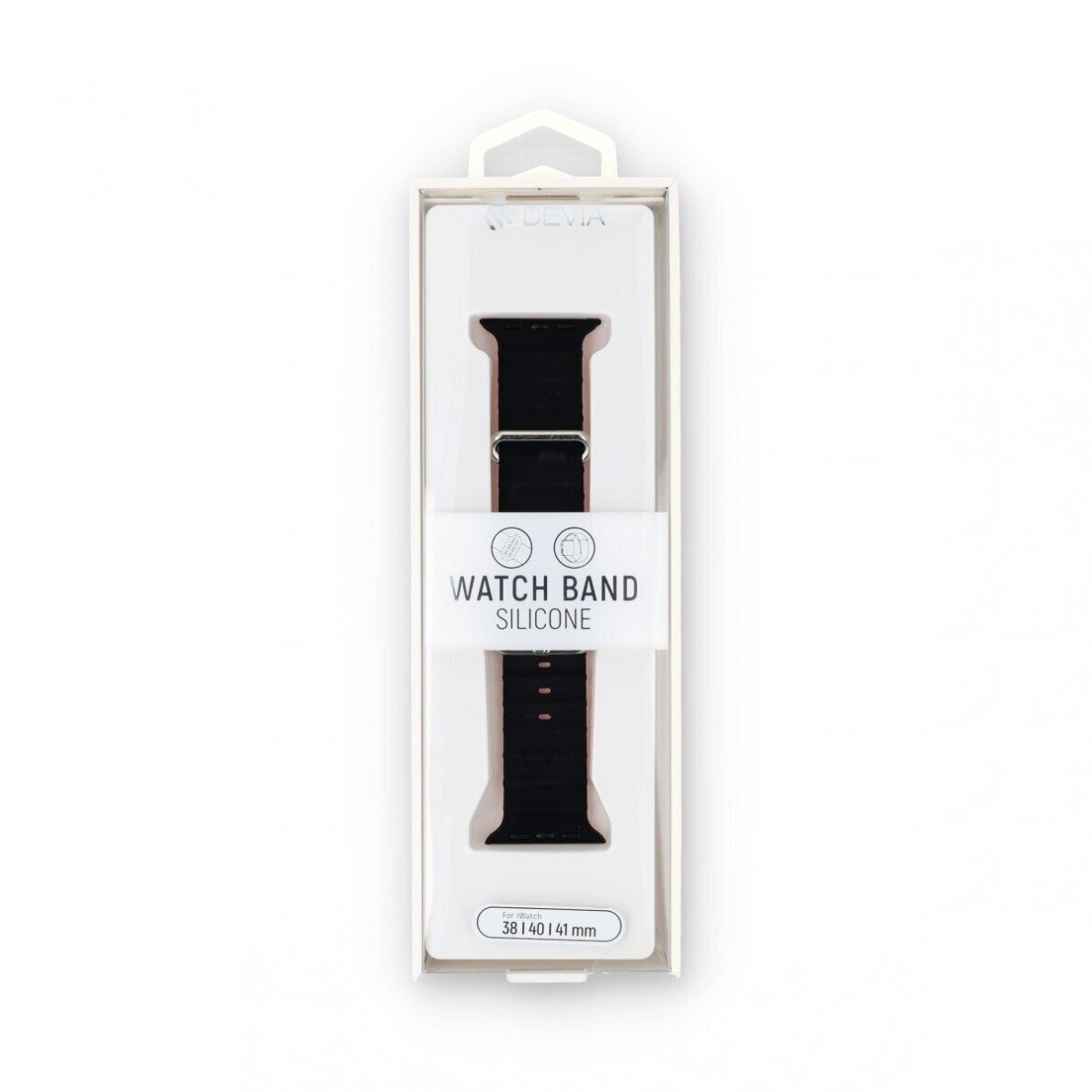 Devia Sport 6 apyrankė Apple Watch Black+Orange 42/44/45/46/49 mm 1