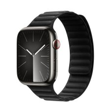 Devia Deluxe black apyrankė Nylon Woven Apple Watch 42/44/45/46/49 mm
