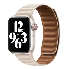 Devia Nature Silicone Magnetic apyrankė Apple Watch Stardust White 42/44/45/46/49 mm