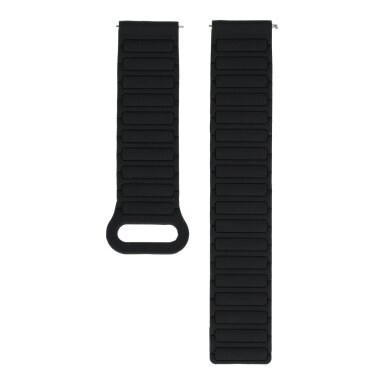 Universali apyrankė DEVIA Nature Silicone Magnetic Black 22mm Universali apyrankė DEVIA Nature Silicone Magnetic Black 22mm