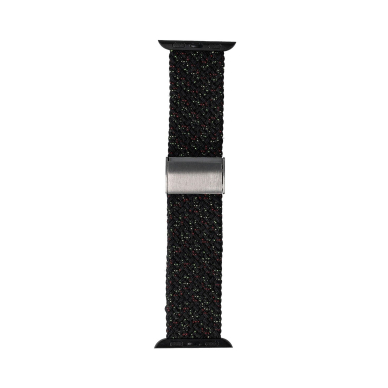 Devia Deluxe black apyrankė Braided Nylon Apple Watch 42/44/45/46/49 mm 1