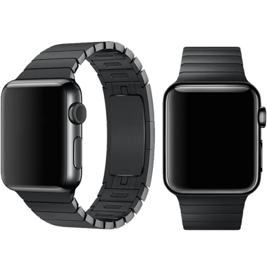 Devia Elegant Bracelet juoda metalinė apyrankė Apple Watch 42/44/45/46/49 mm 1