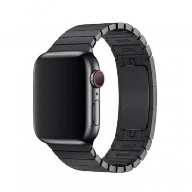 Devia Elegant Bracelet juoda metalinė apyrankė Apple Watch 42/44/45/46/49 mm