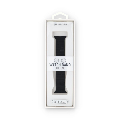 Devia Nature Silicone Magnetic apyrankė Apple Watch Black 38/40/41/42 mm 1