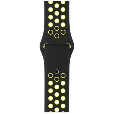Devia Sport 2 juoda+geltona apyrankė Apple Watch 38/40/41/42 mm 2