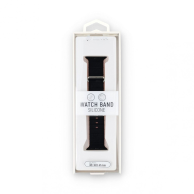 Devia Sport 6 apyrankė Apple Watch Black+Orange 42/44/45/46/49 mm 1