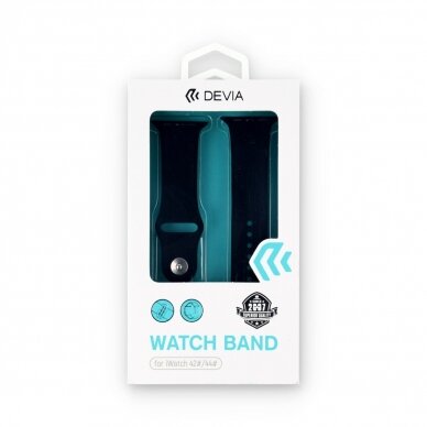 Devia Sport Black apyrankė Apple Watch 42/44/45/46/49 mm 2