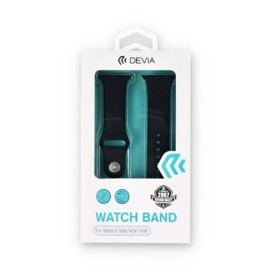 Devia Sport juoda apyrankė Apple Watch 38/40/41/42 mm 2