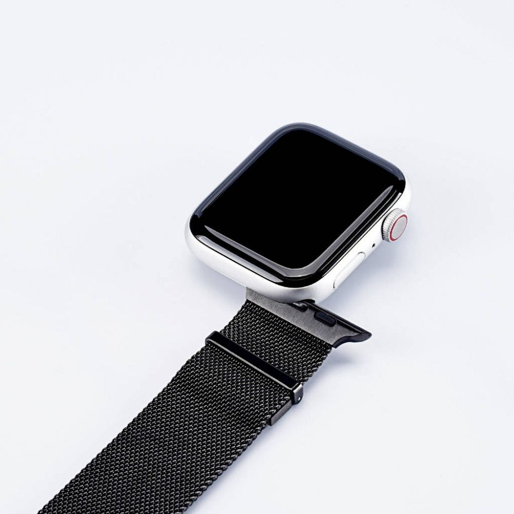 DUX DUCIS Milanese stainless steel magnetic apyrankė Apple Watch Graphite 38/40/41/42 mm 4
