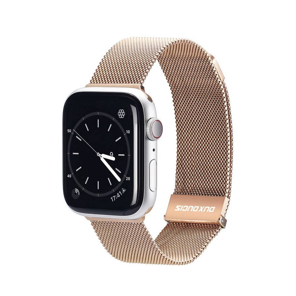 DUX DUCIS Milanese stainless steel magnetic apyrankė Apple Watch Gold 38/40/41/42 mm