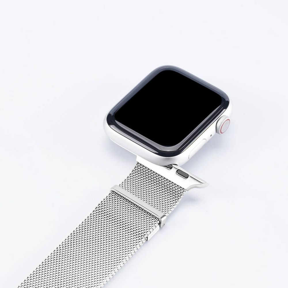 DUX DUCIS Milanese stainless steel magnetic apyrankė Apple Watch Silver 38/40/41/42 mm 3