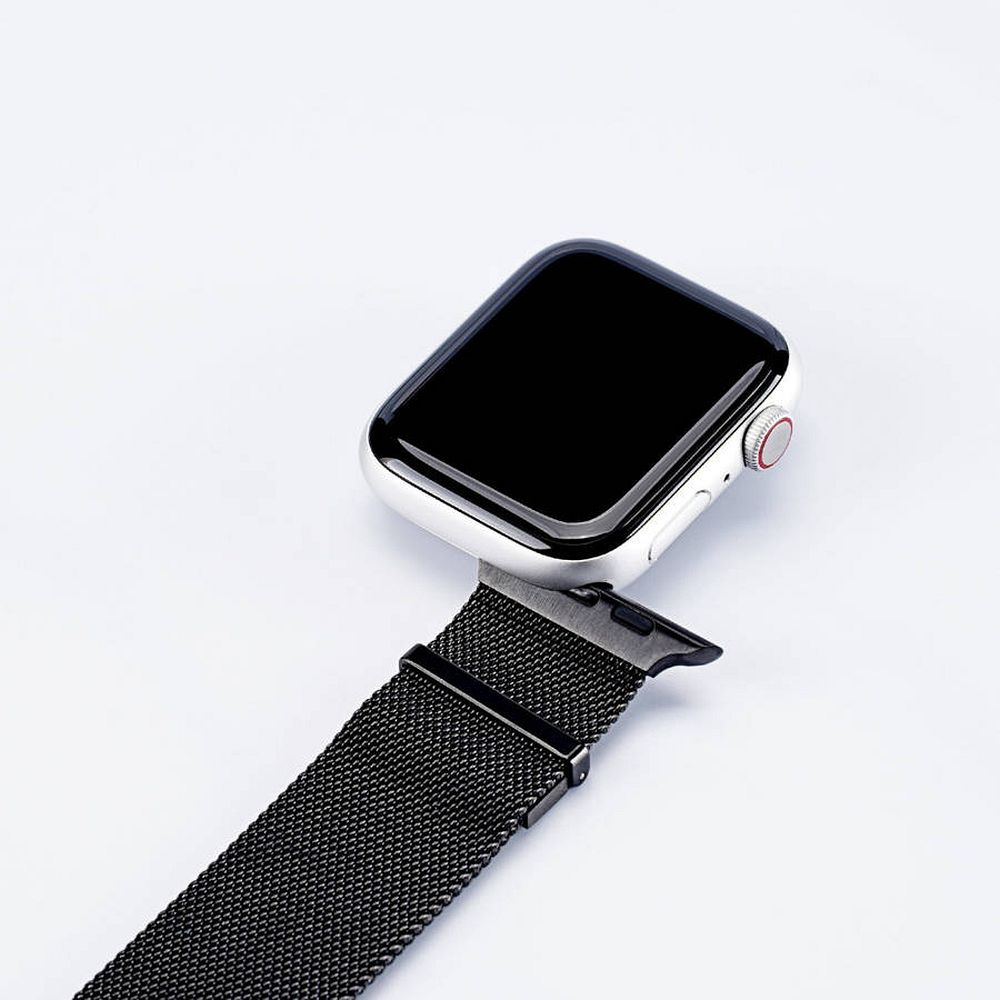 DUX DUCIS Milanese stainless steel magnetic apyrankė Apple Watch Black 42/44/45/46/49 mm 2