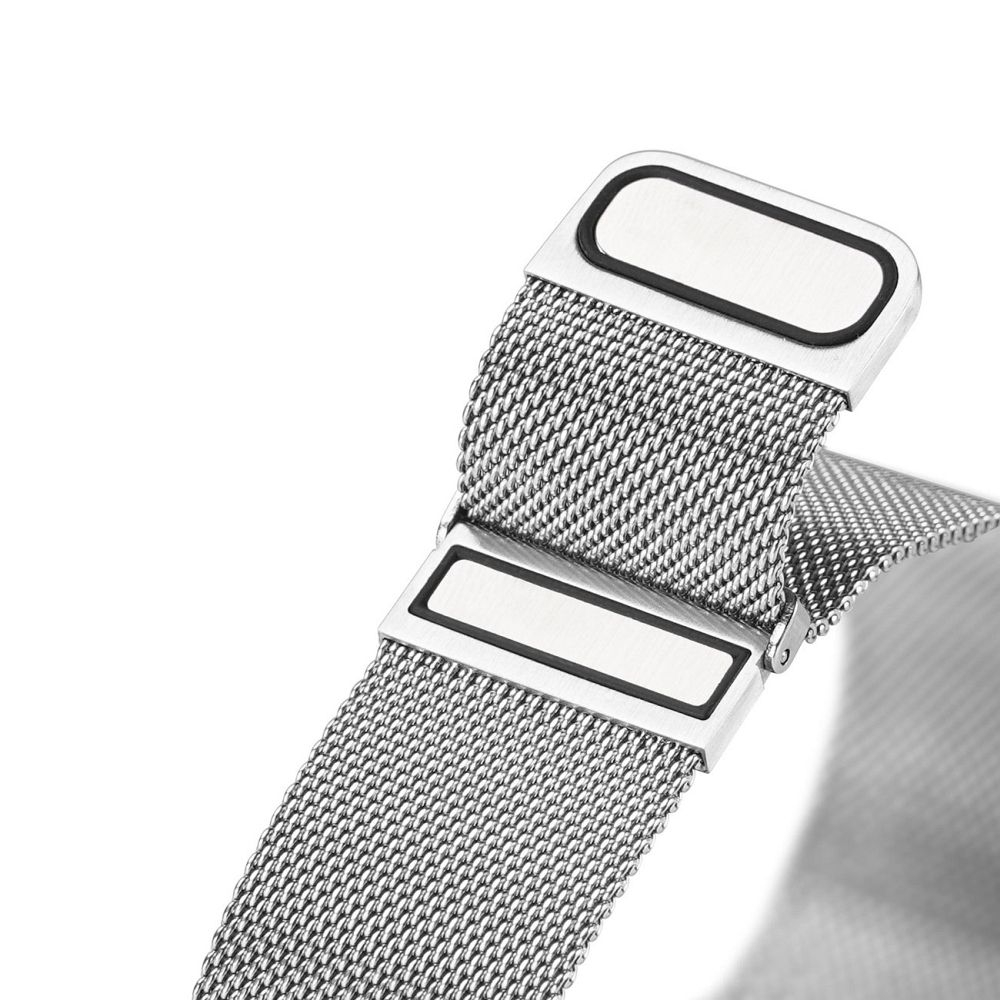 DUX DUCIS Milanese stainless steel magnetic apyrankė Apple Watch Silver 42/44/45/46/49 mm 1