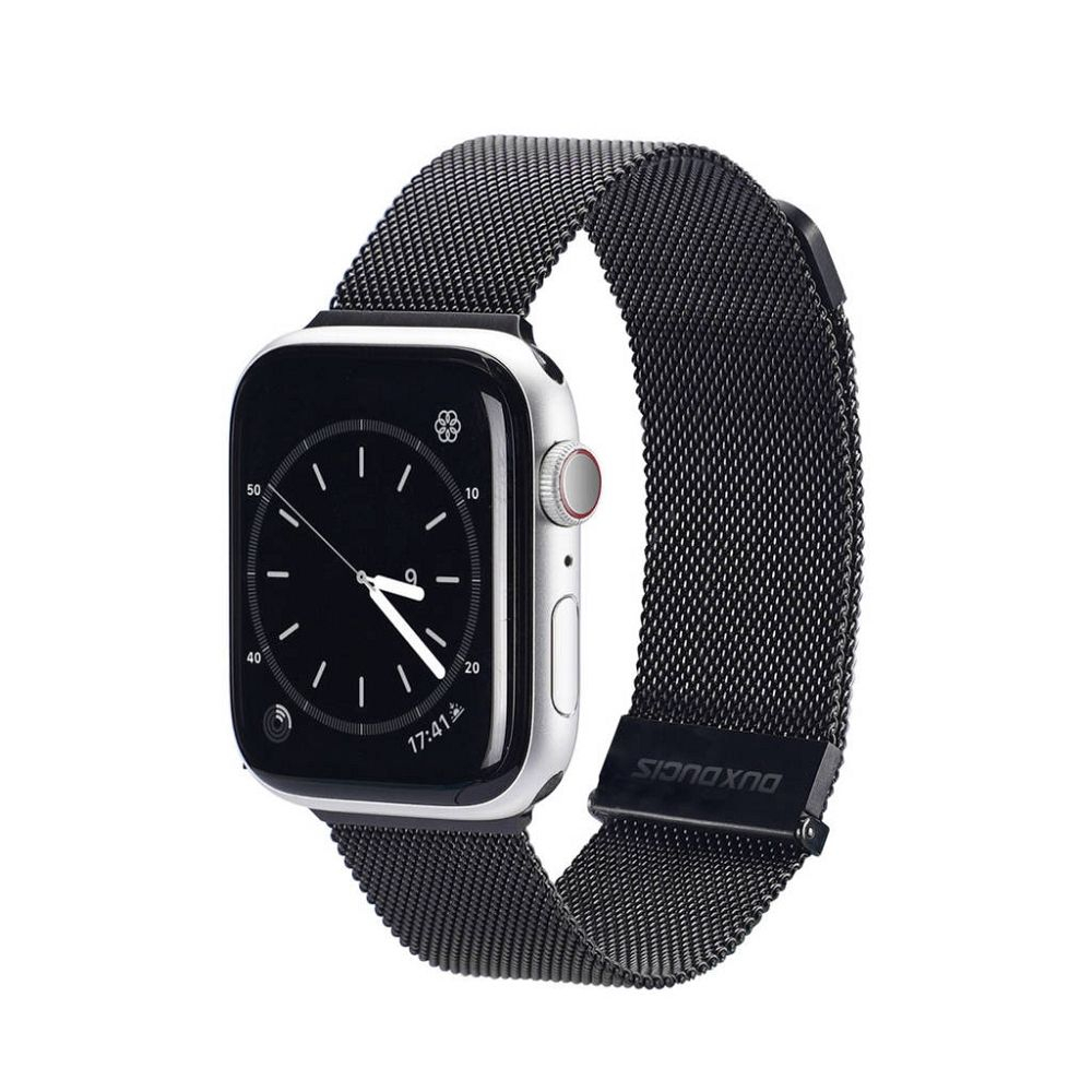 DUX DUCIS Milanese stainless steel magnetic apyrankė Apple Watch Black 38/40/41/42 mm