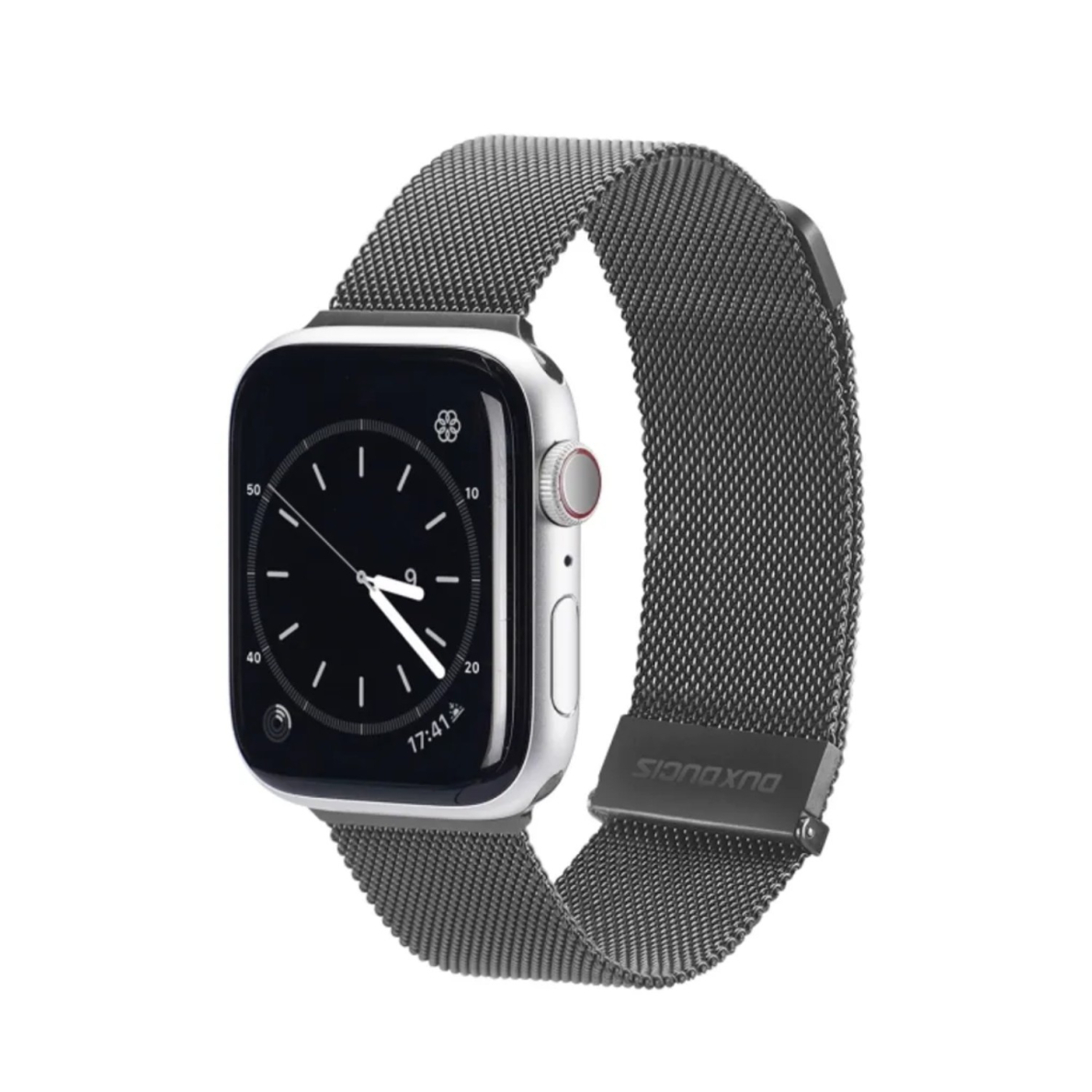 DUX DUCIS Milanese stainless steel magnetic apyrankė Apple Watch Graphite 42/44/45/46/49 mm