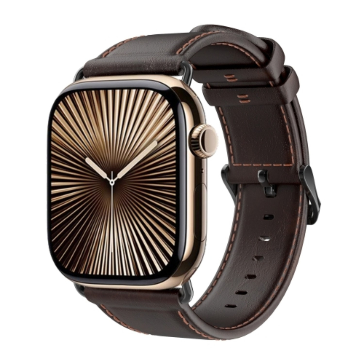 DUX DUCIS odinė apyrankė Apple Watch coffee 42/44/45/46/49 mm