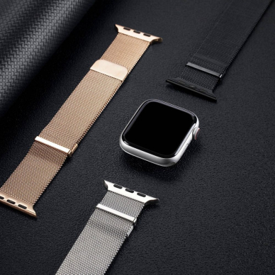 DUX DUCIS Milanese stainless steel magnetic apyrankė Apple Watch Graphite 38/40/41/42 mm 7