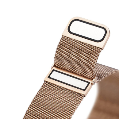 DUX DUCIS Milanese stainless steel magnetic apyrankė Apple Watch Gold 38/40/41/42 mm 1