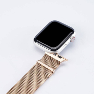 DUX DUCIS Milanese stainless steel magnetic apyrankė Apple Watch Gold 38/40/41/42 mm 3