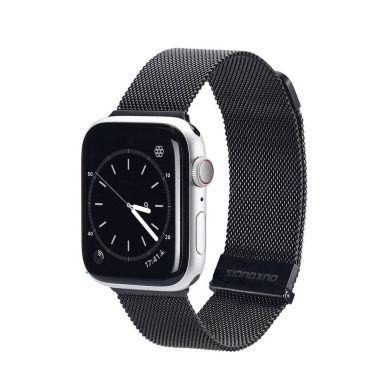 DUX DUCIS Milanese stainless steel magnetic apyrankė Apple Watch Black 42/44/45/46/49 mm