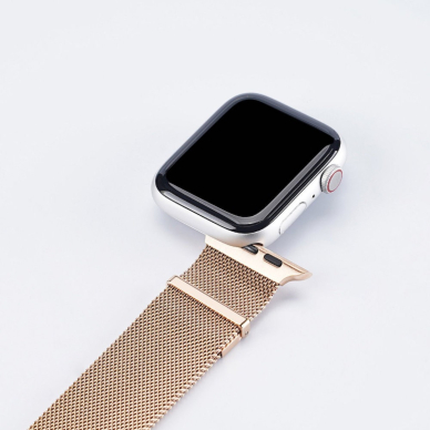 DUX DUCIS Milanese stainless steel magnetic apyrankė Apple Watch Gold 42/44/45/46/49 mm 3