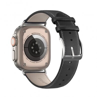DUX DUCIS YS leather apyrankė Apple Watch 38/40/41mm black 1