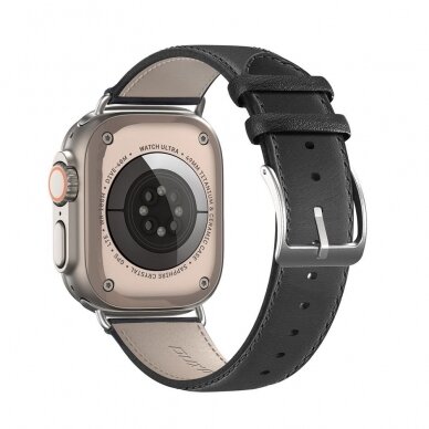 DUX DUCIS YS leather apyrankė Apple Watch Black 38/40/41/42 mm 1