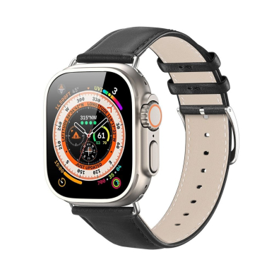 DUX DUCIS YS leather apyrankė Apple Watch Black 38/40/41/42 mm