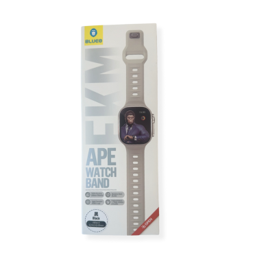 Fluoro Rubber apyrankė Apple Watch Black 42/44/45/46/49 mm