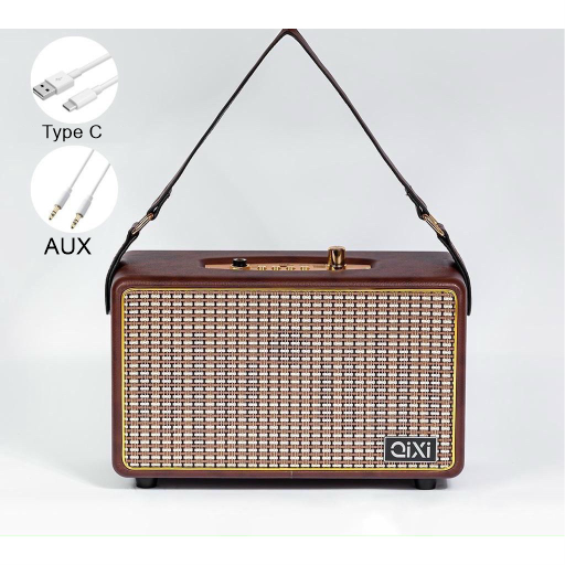 Garsiakalbis-radijas QIXI SK-2025 40298 rudas 3 Garsiakalbis-radijas QIXI SK-2025 40298 rudas 3