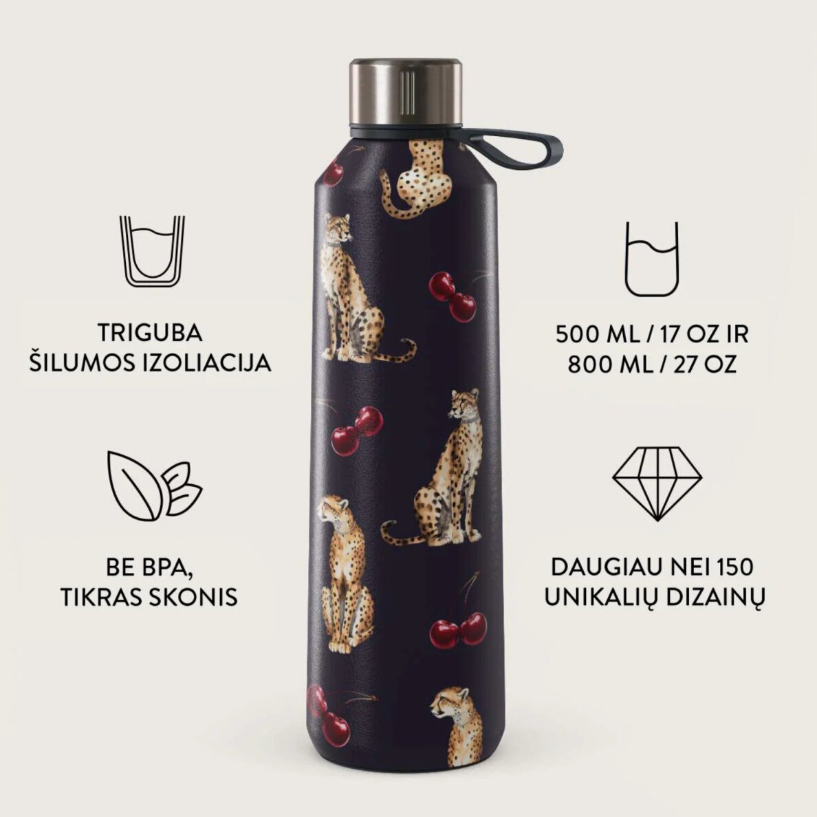 Gertuvė BURGA - Cougar 800 ml 1