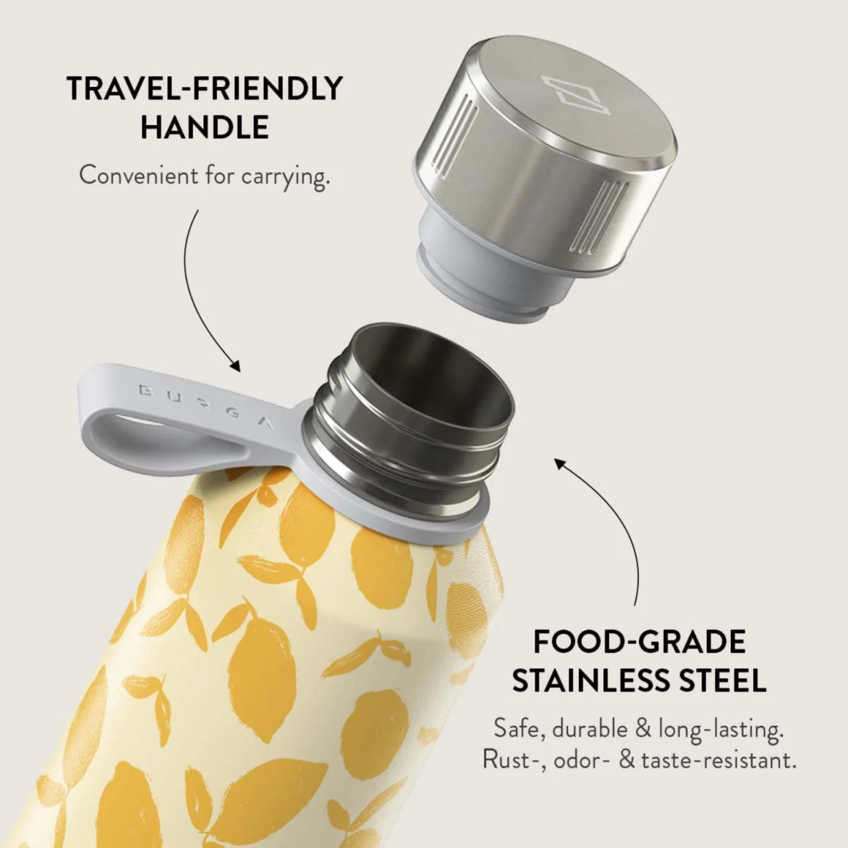 Gertuvė BURGA - Lemon Tart 500 ml 2