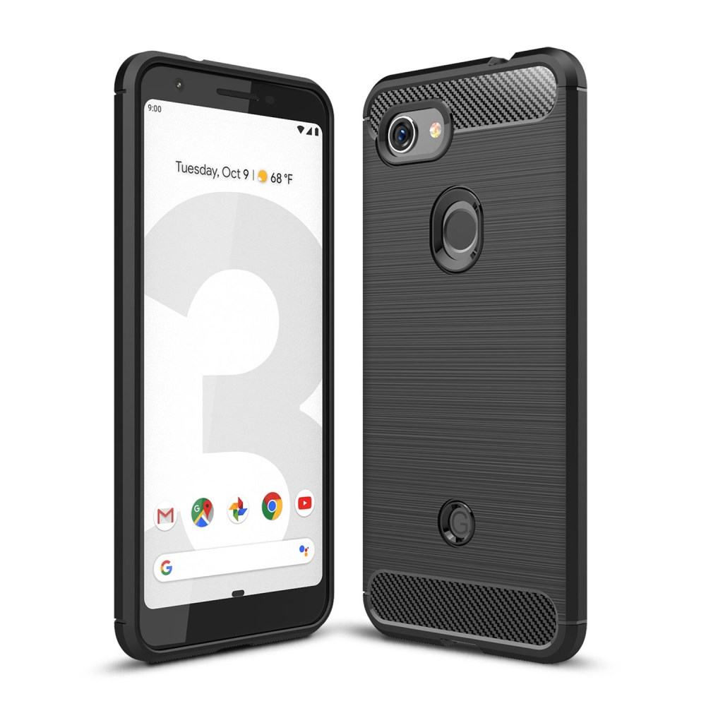 Google Pixel 3a juoda LYGCARBON nugarėlė